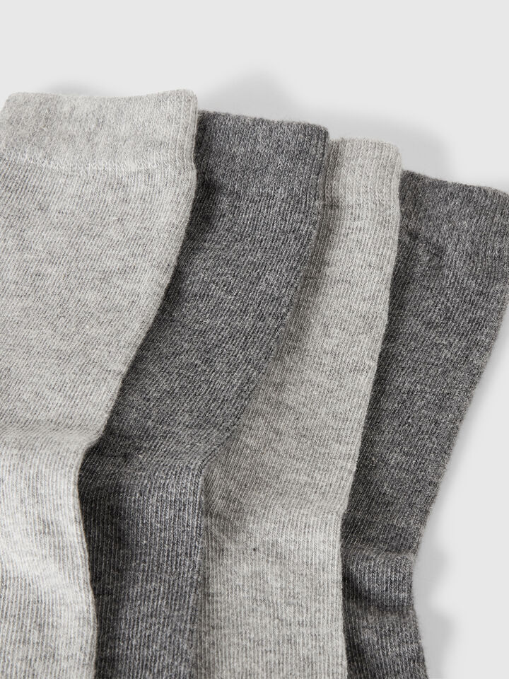 KNITTED SOCKS 4 PAIR Junior Boy image number 2